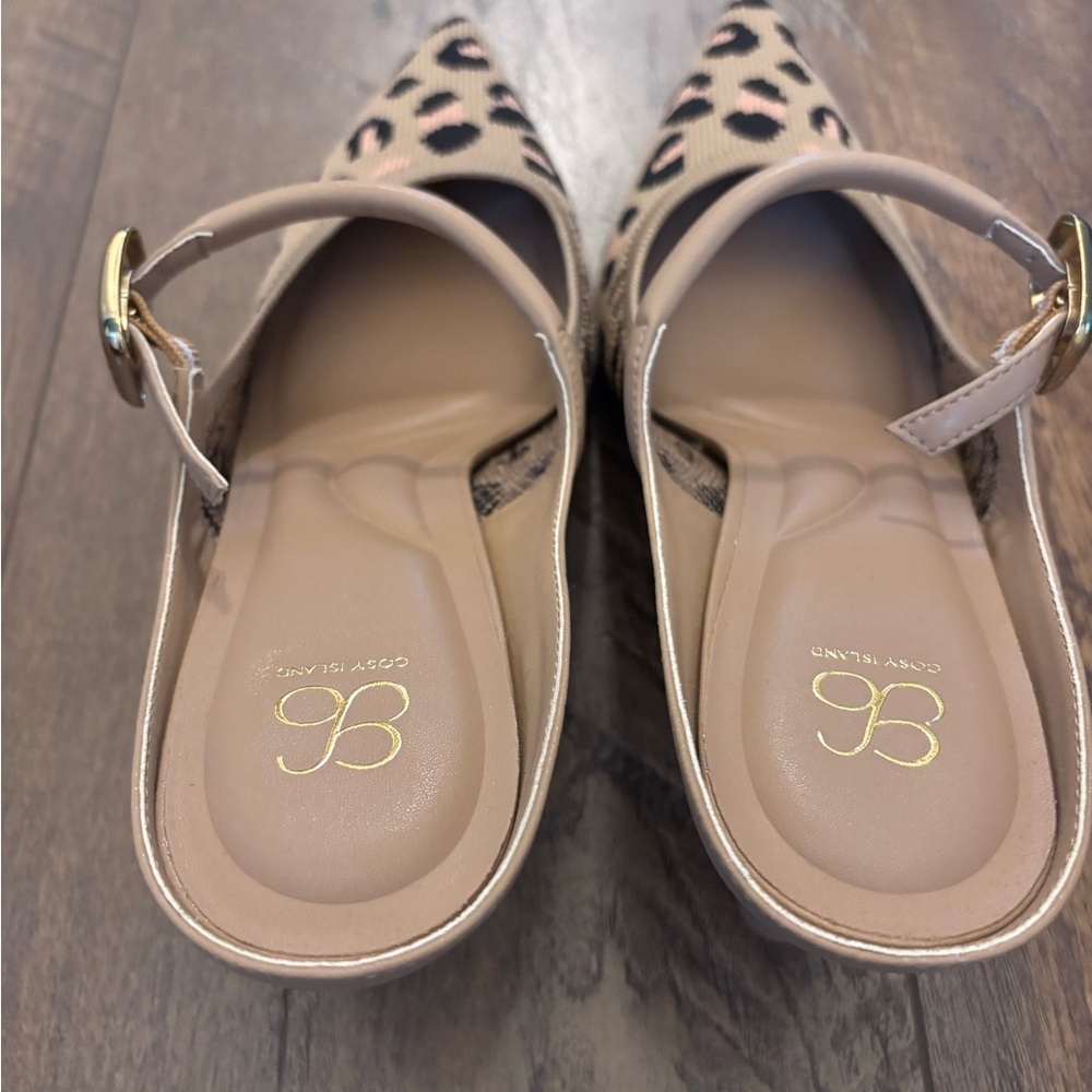Brand new Cosy Island Leopard Print Women's Shoes - Picture 5 of 8